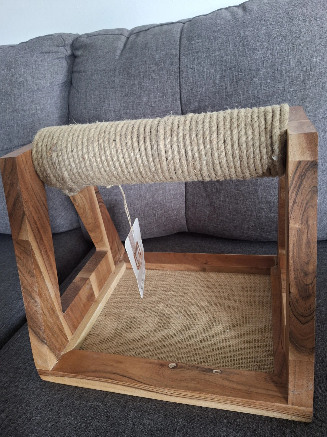 Natural Wood Cat Scratcher - photo 2