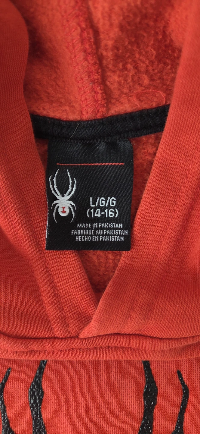 Spyder Red Hoodie, Size Large (14-16) - photo 4