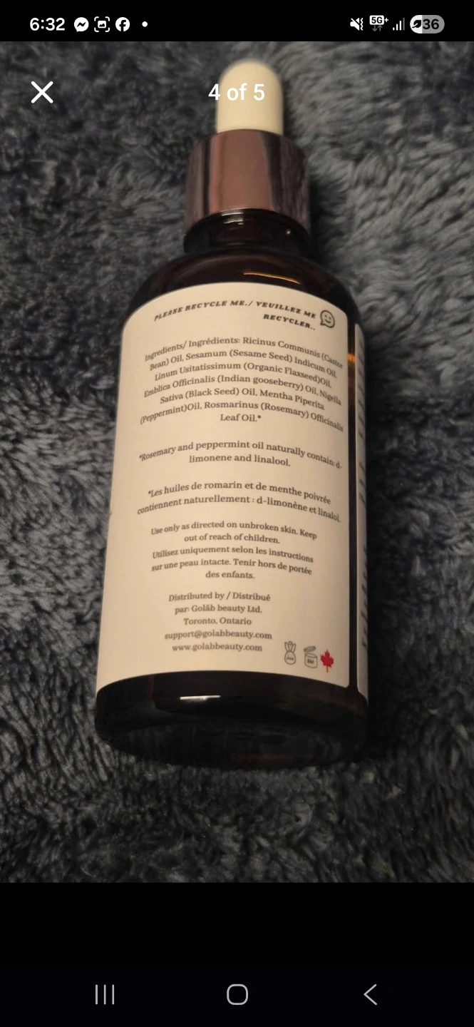 Hair Oil Golab Beauty Strengthening Scalp Massage HairOil 50ml - photo 4
