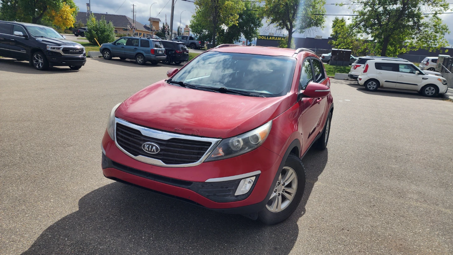Red Kia Sportage
