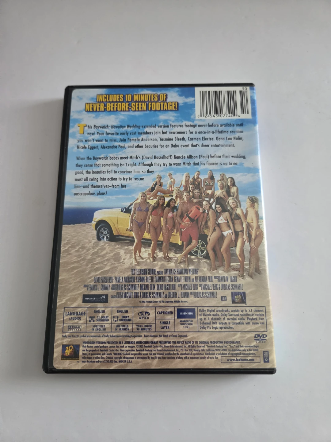 Baywatch Hawaiian Wedding DVD - photo 3