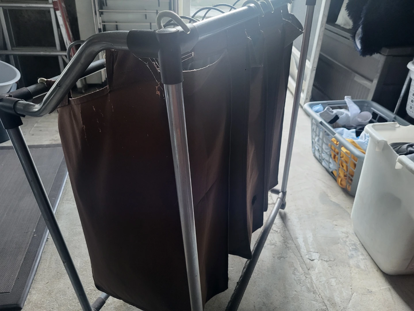 3-Bag Rolling Laundry Sorter - photo 4