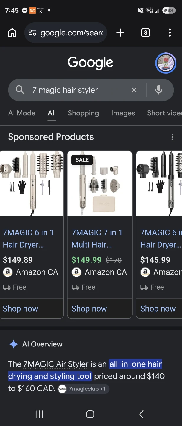 7MAGIC 7-in-1 Air Styling and Drying System - photo 3
