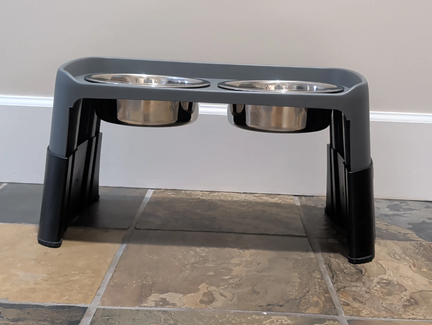 Top Paw Adjustable Elevated Double Pet Feeder