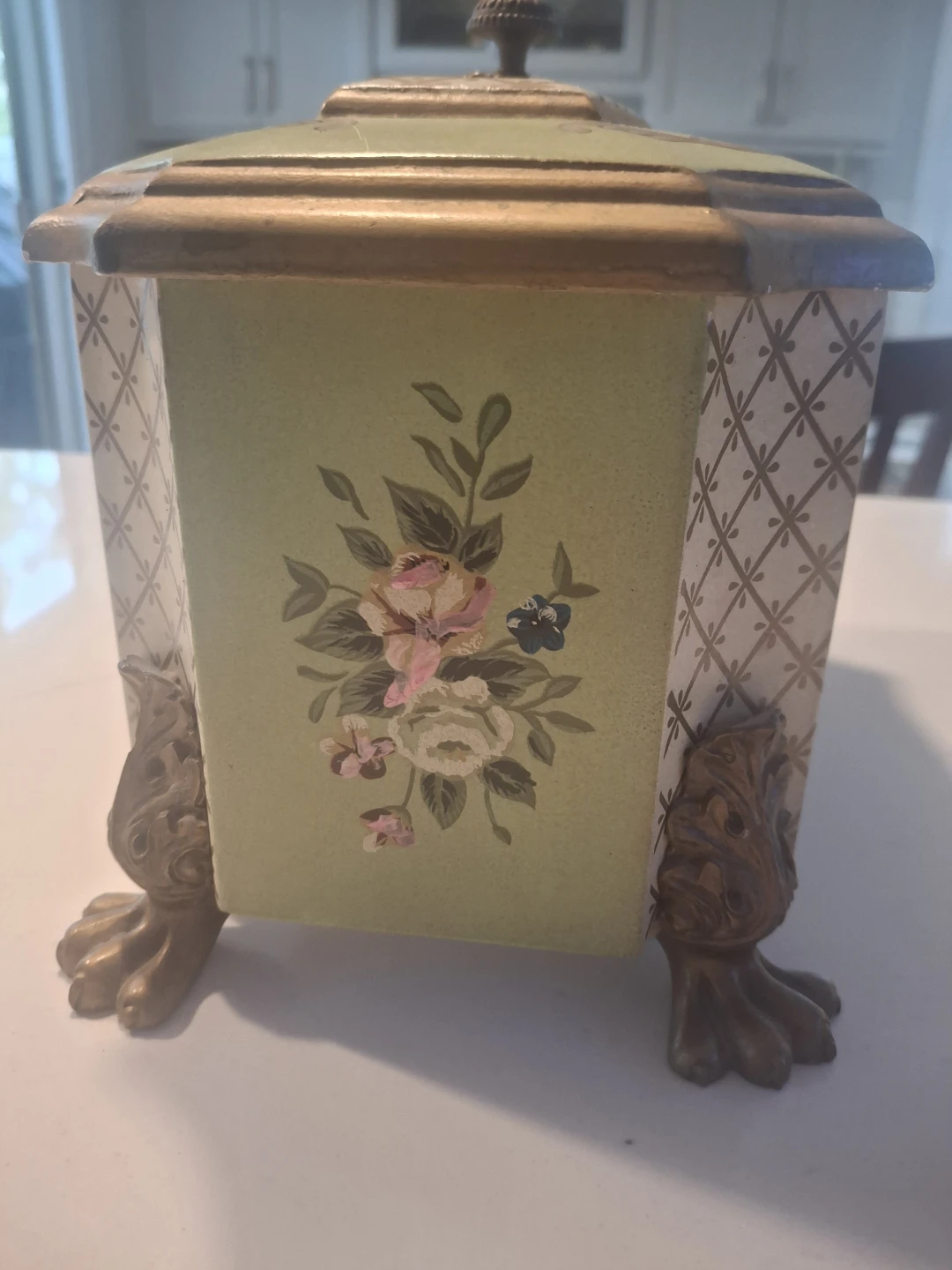 Vintage Floral Decorative Keepsake Box - photo 3