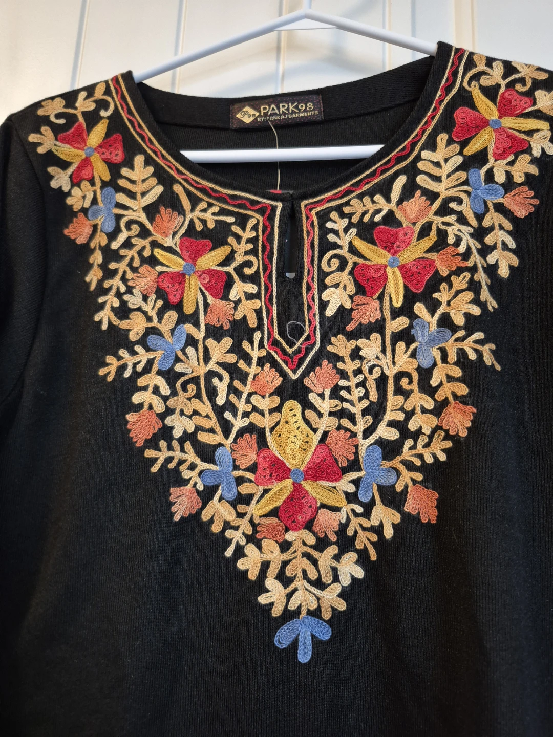 Park98 Embroidered Tunic Black - photo 2