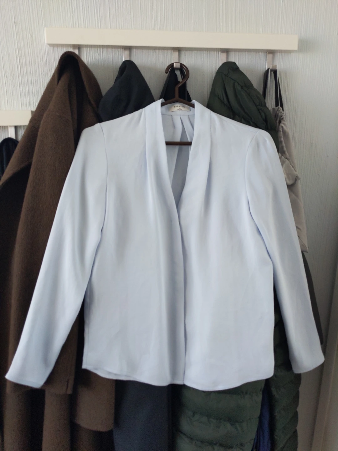 Babaton Light Blue Blouse - photo 2