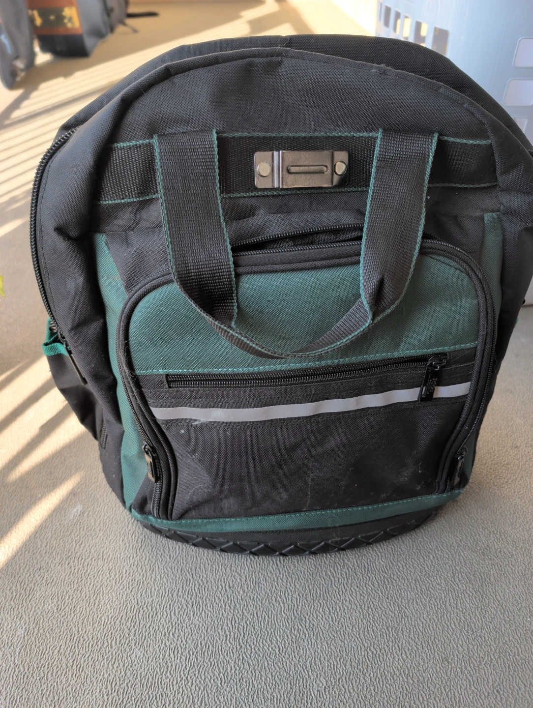 Tool Backpack with Hard Base