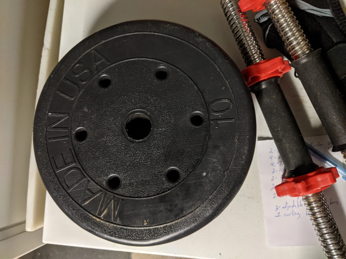 York Barbell Adjustable Dumbbell Set - photo 3
