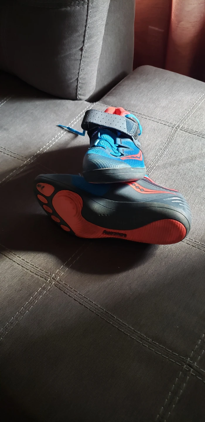 Saucony Throw Shoes Blue and Orange - photo 2
