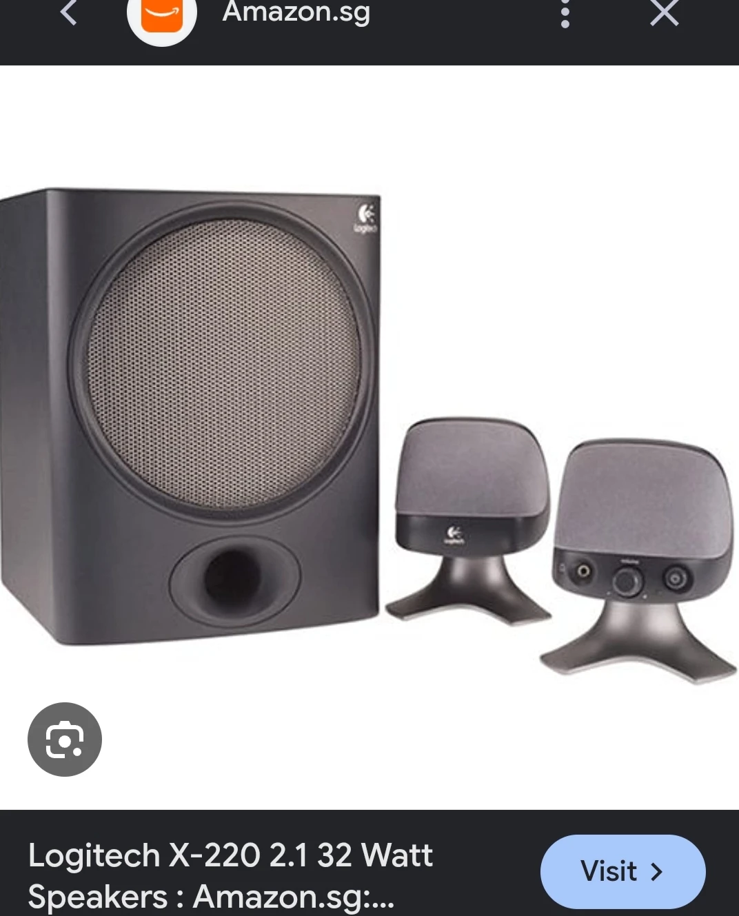 Logitech X-220 2.1 Speaker System - photo 2