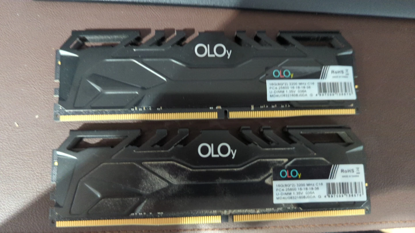 2x OLOy 16GB DDR4 3200 MHz RAM Sticks