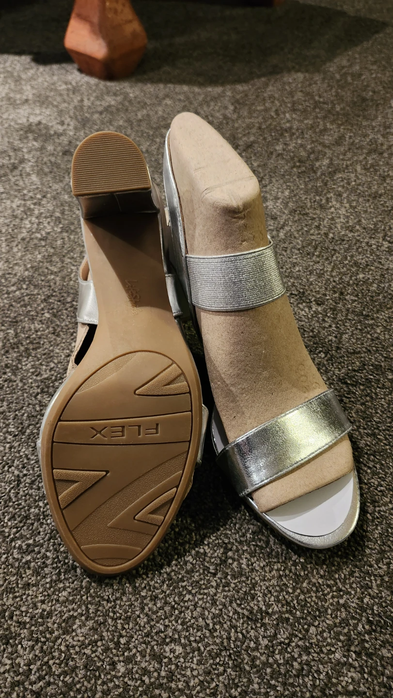 LifeStride Flex Silver Heeled Sandals - photo 4