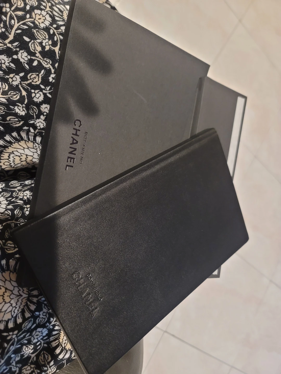 Chanel Boy.Friend Notebook/ case