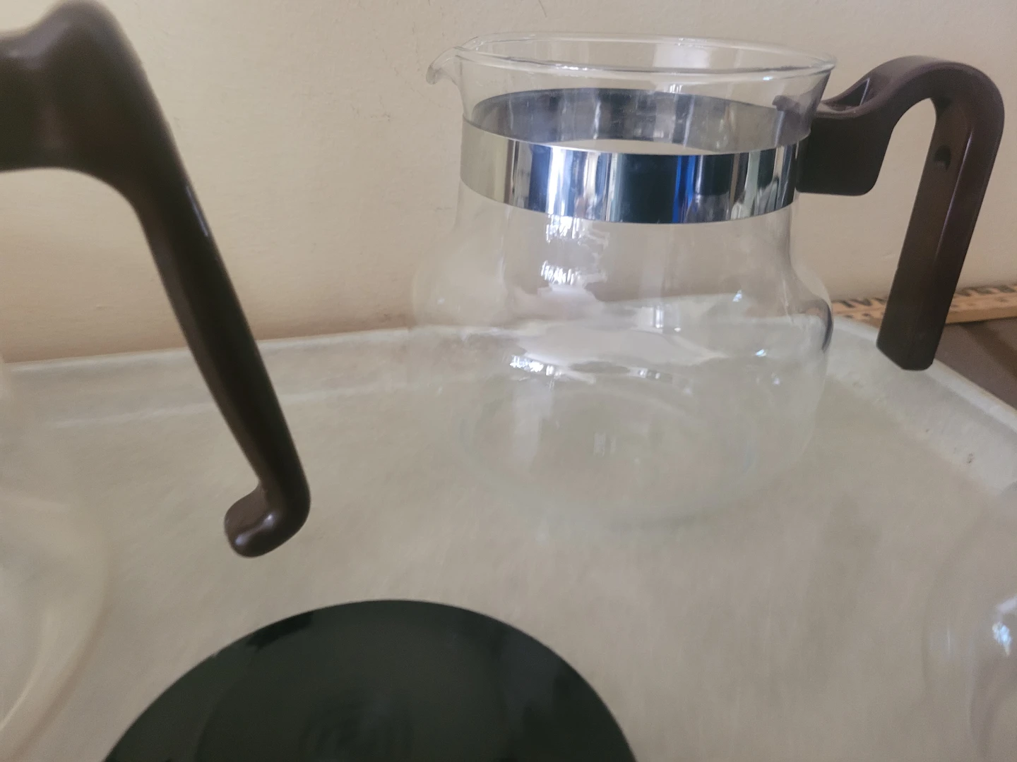 Lot 3 vintage Glass Coffee Teapot  Carafes - photo 3