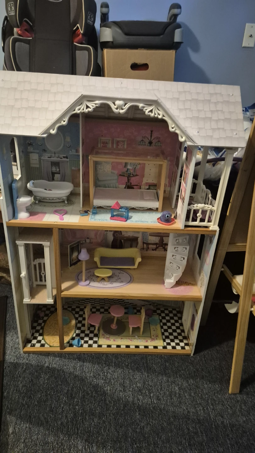 KidKraft Wooden Dollhouse with Furniture - photo 4