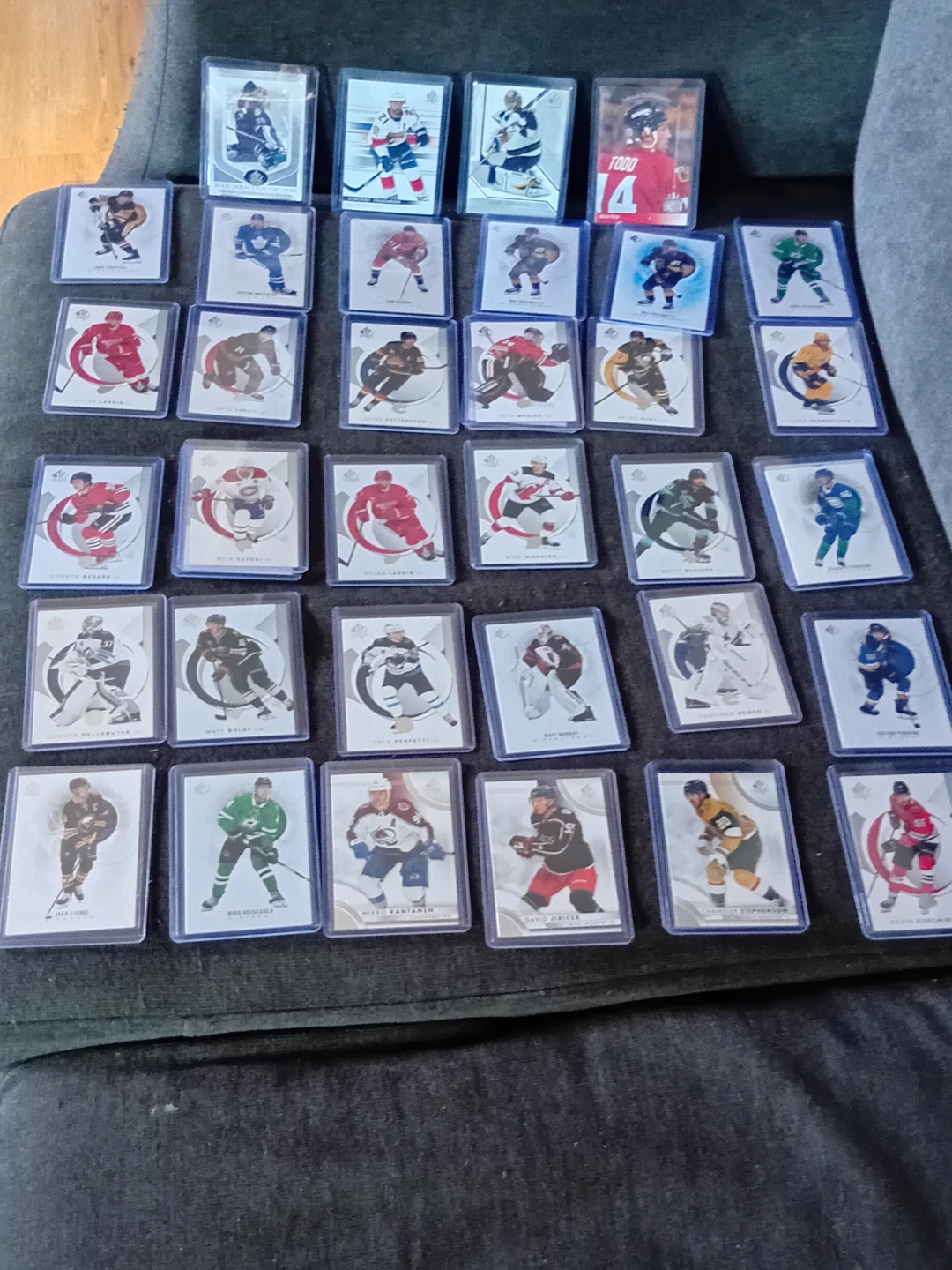37, SP Authentic Hockey cards
