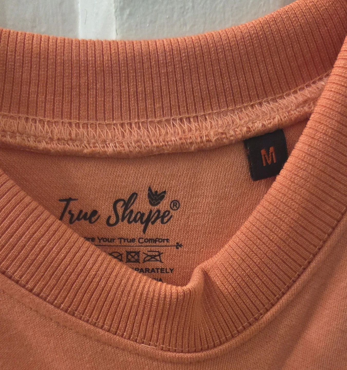 Maternity Orange Crewneck Sweatshirt - photo 2