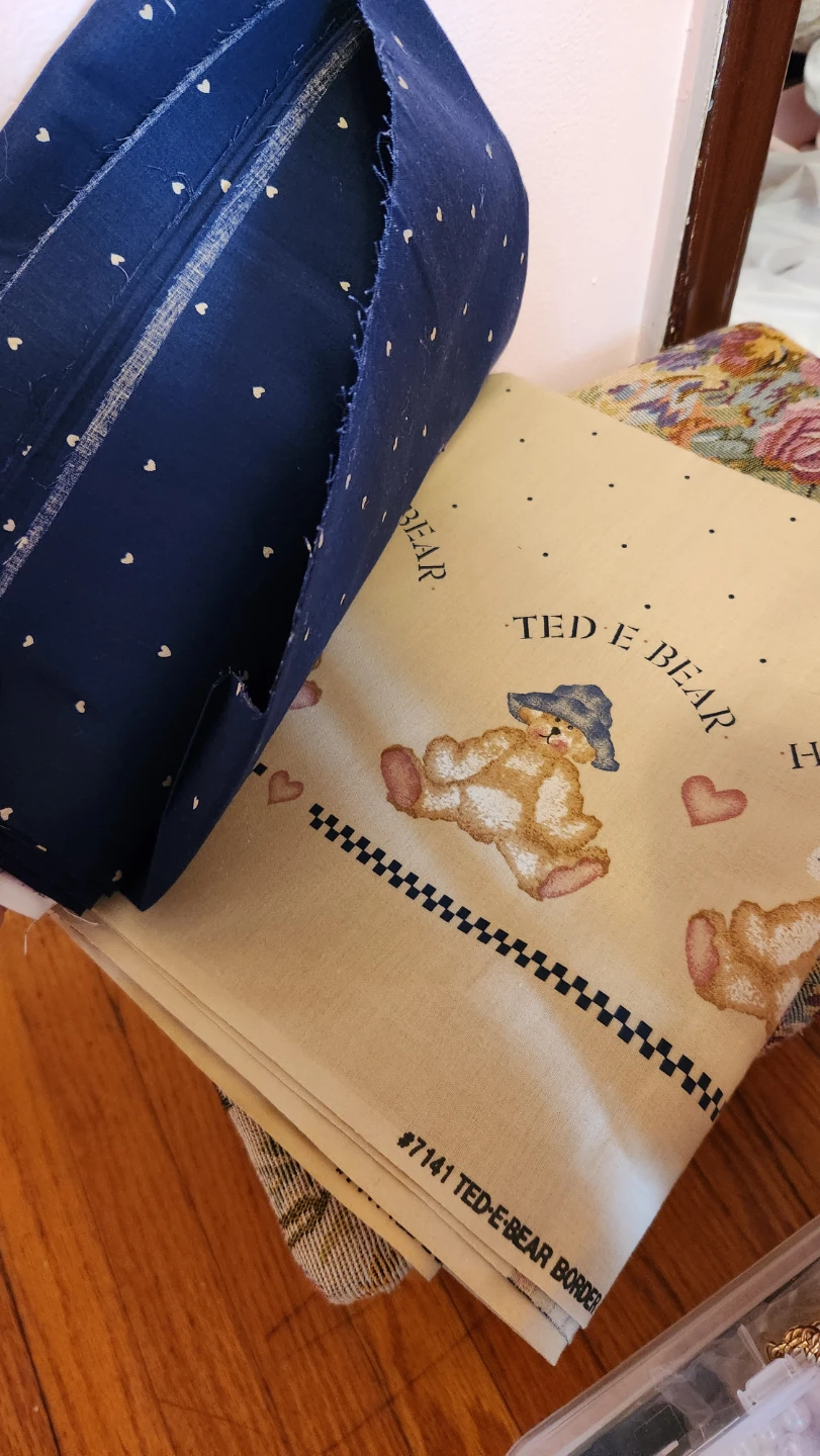 Girls Vintage Cotton Fabric - photo 4