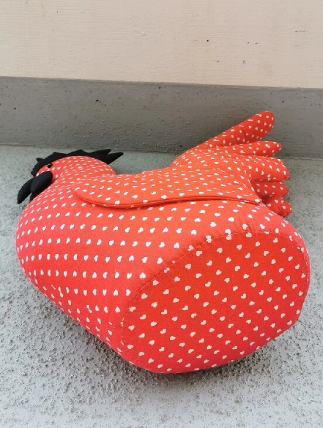Vintage Handmade Primitive Fabric Rooster - photo 5