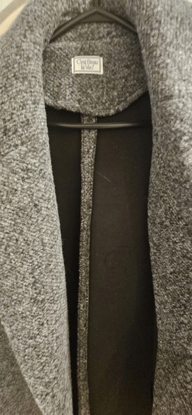 C'est Beau la Vie Grey Wool Coat - photo 2
