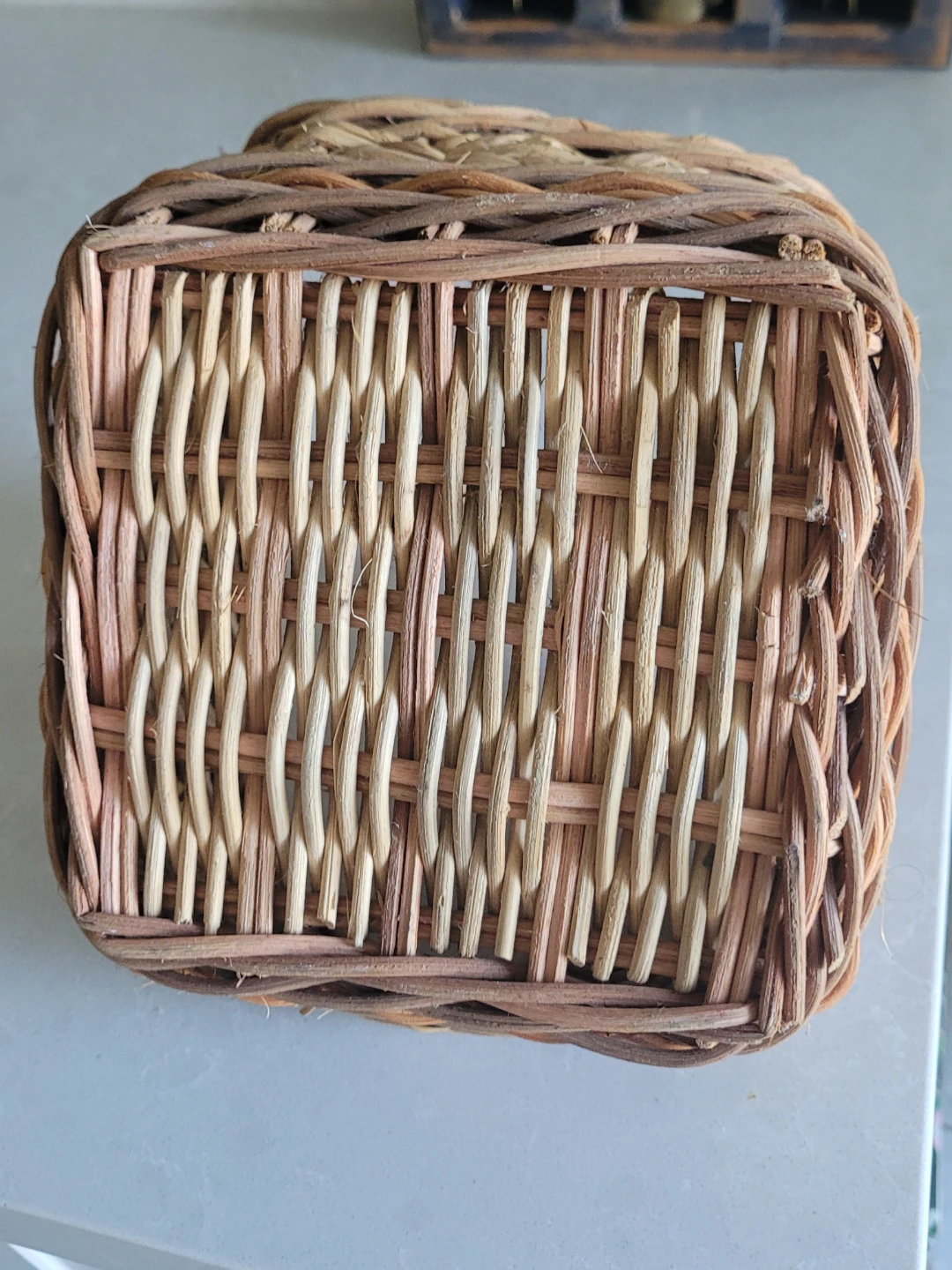 Wicker Basket with Harvest Decoration - photo 4