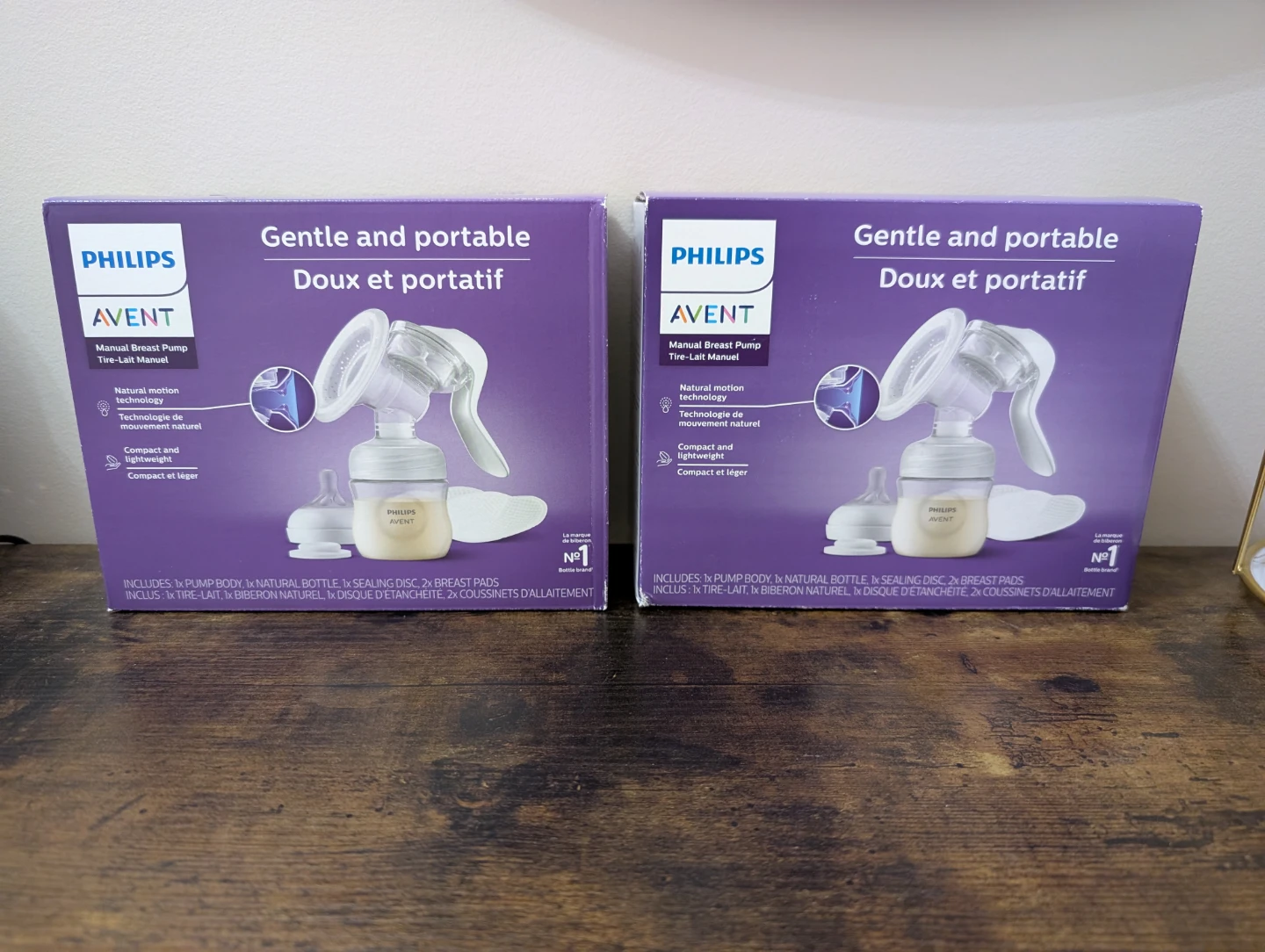 Brand New 2 Philips Avent Manual Breast Pumps