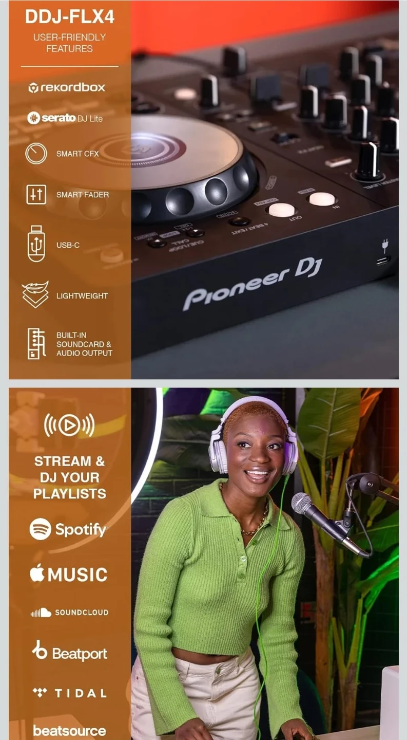 Pioneer DJ DDJ-FLX4 DJ Controller - photo 4