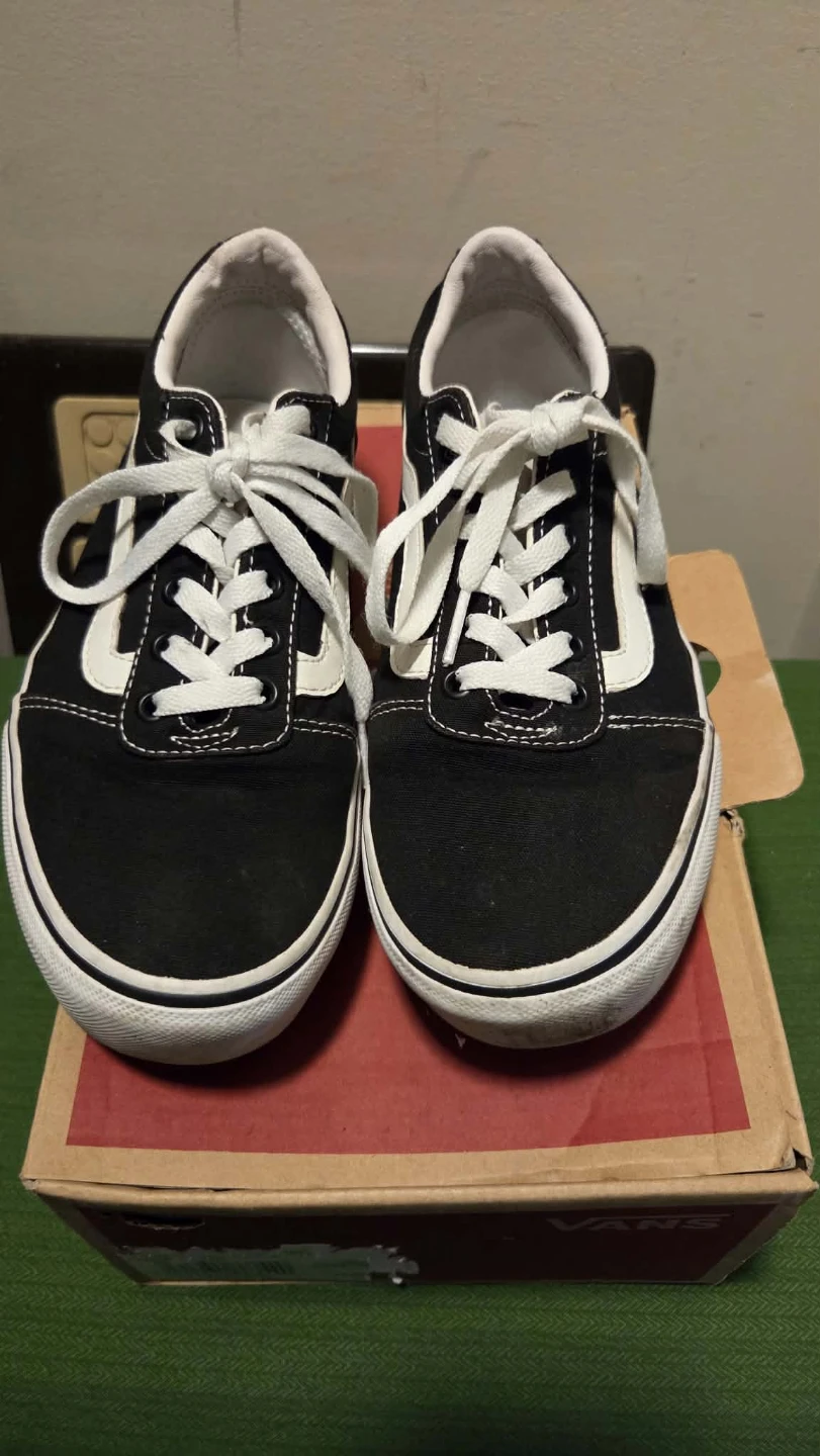 Vans Ward Sneakers Black White Size 8 - photo 3