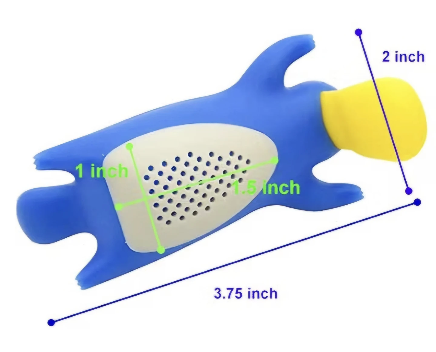 Infuser for fruit / loose leaf tea strainer. Platypus shape - photo 4