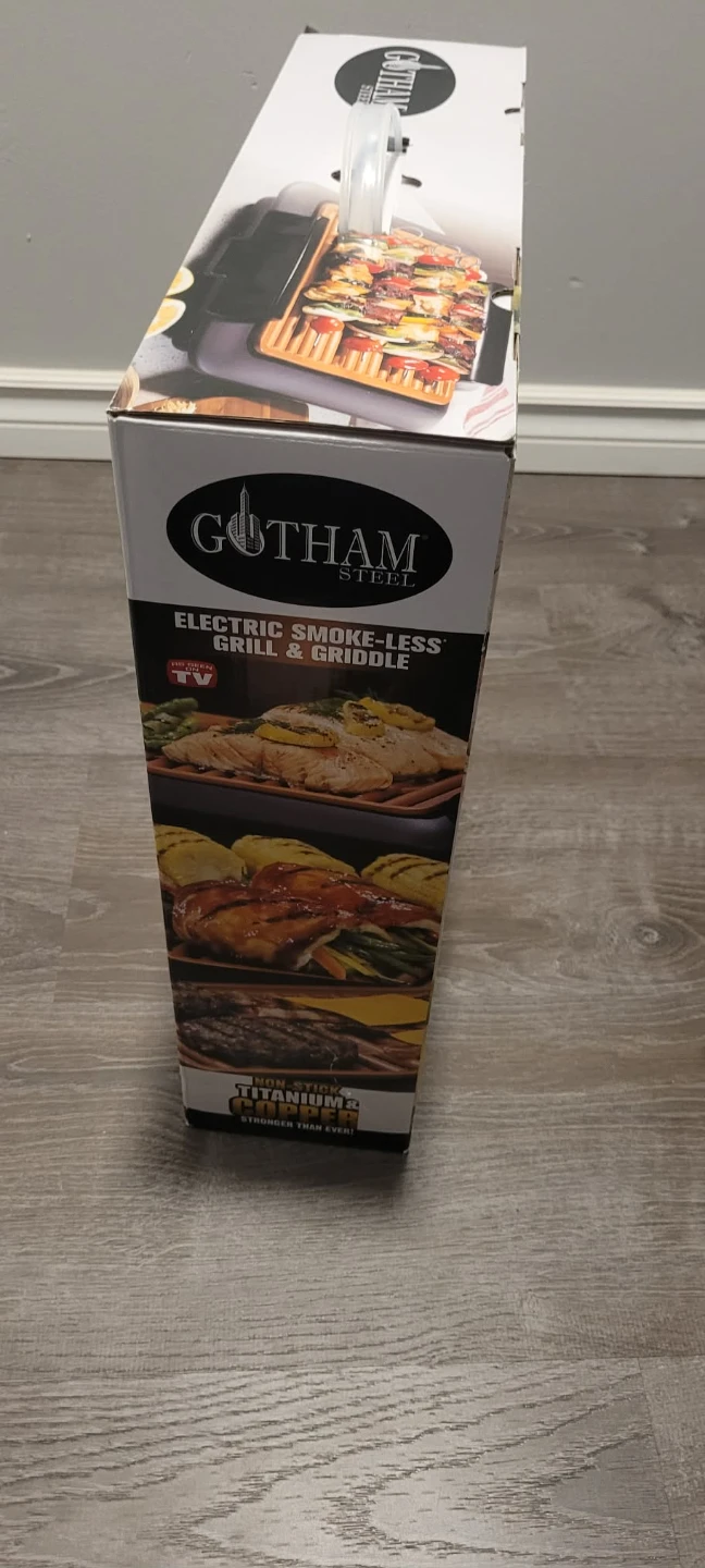 Gotham Steel Electric Smoke-Less Grill & Griddle