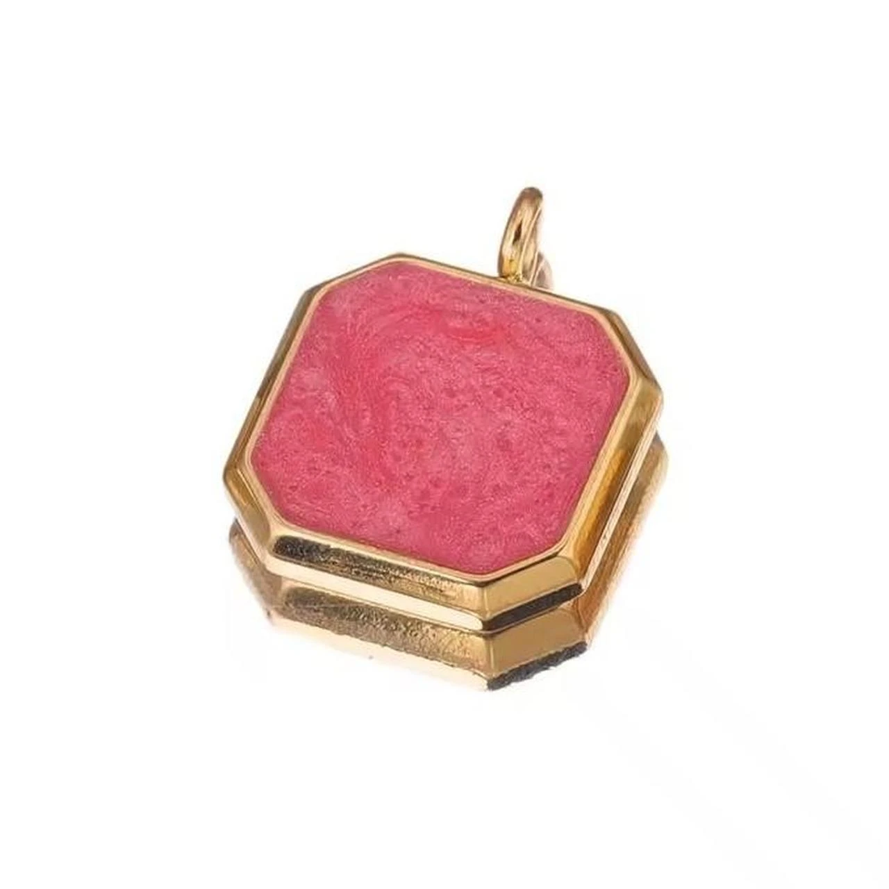 Hot Pink Boho Pendant & Paperclip Necklace Stainless - photo 2