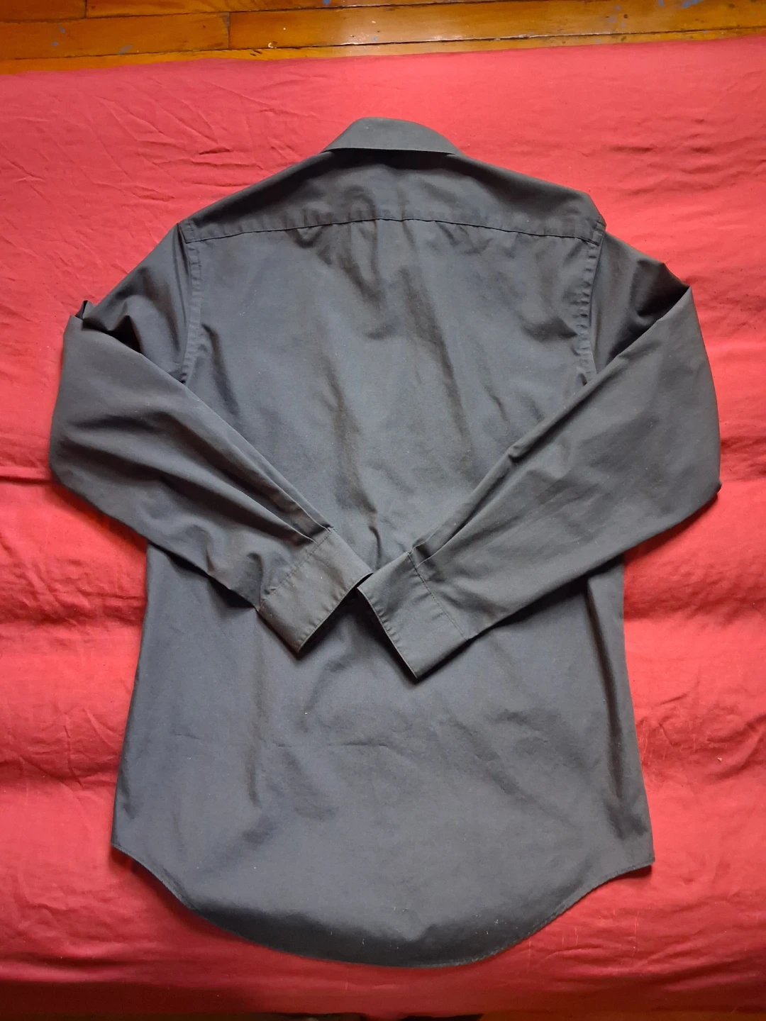Van Heusen Black Long Sleeve Button Down Shirt - photo 2