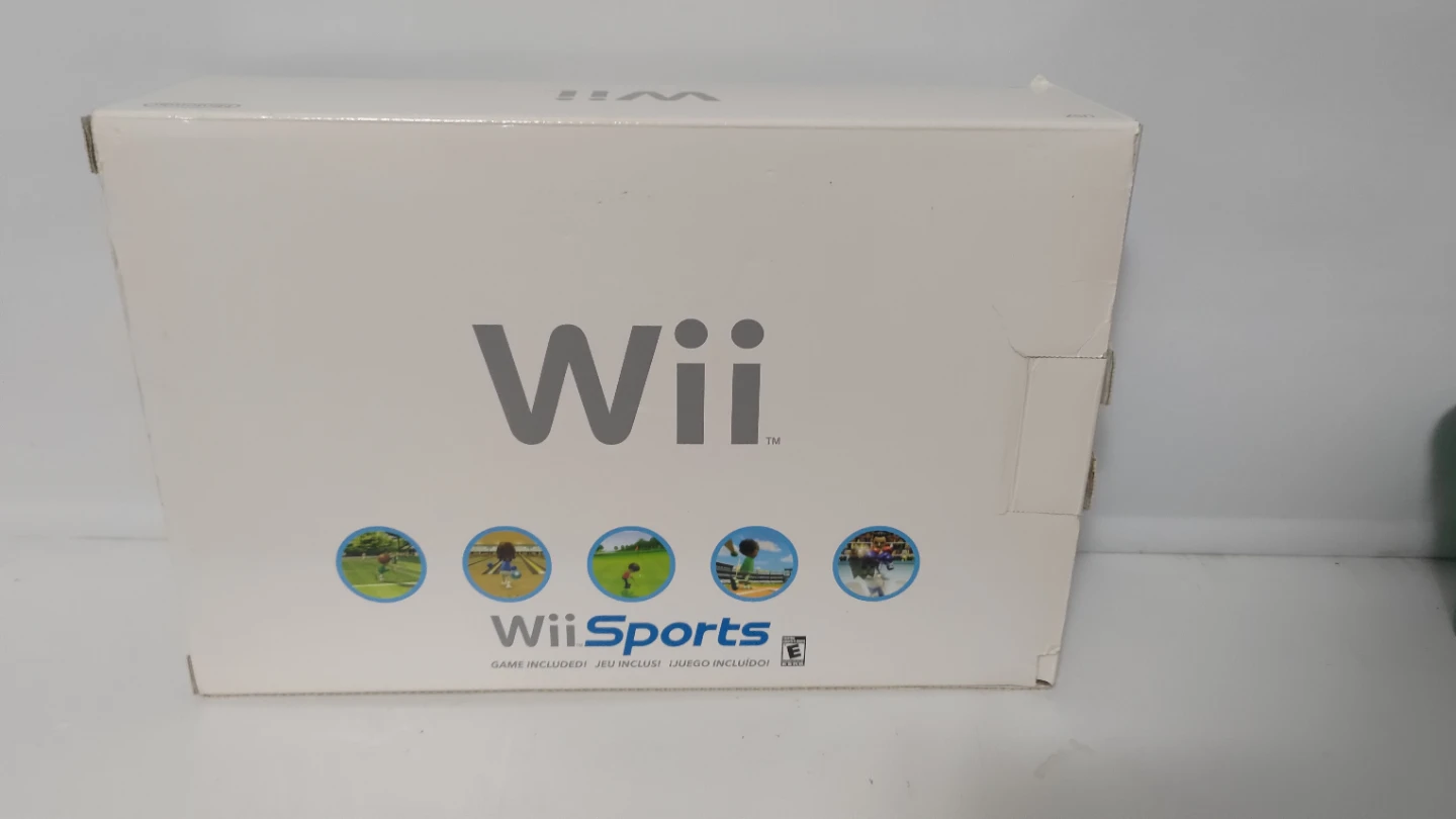 Nintendo Wii console (GameCube backwards)