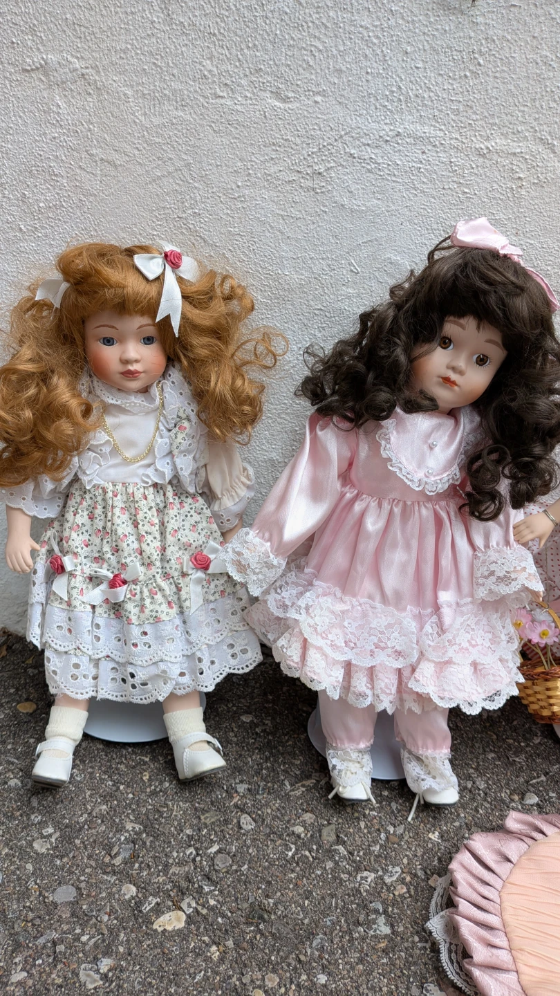 Set of 5 Decorative Porcelain Dolls - photo 2