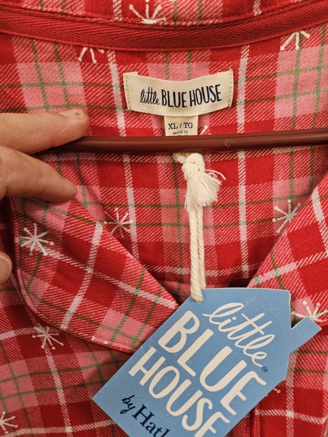 Little Blue House Flannel Nightdress, xl - photo 2