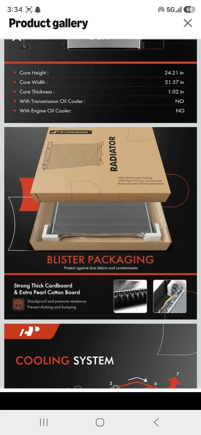 A-Premium Car Radiator - photo 4
