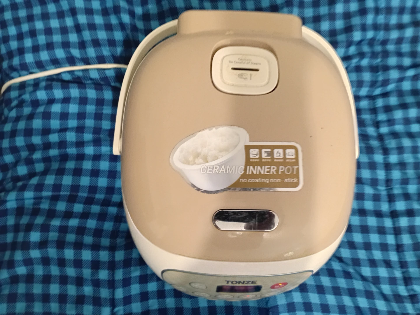 TONZE Digital Rice Cooker with Ceramic Inner Pot - photo 5