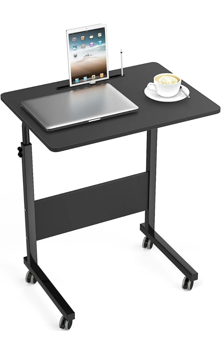 Black Rolling Laptop Desk - photo 3