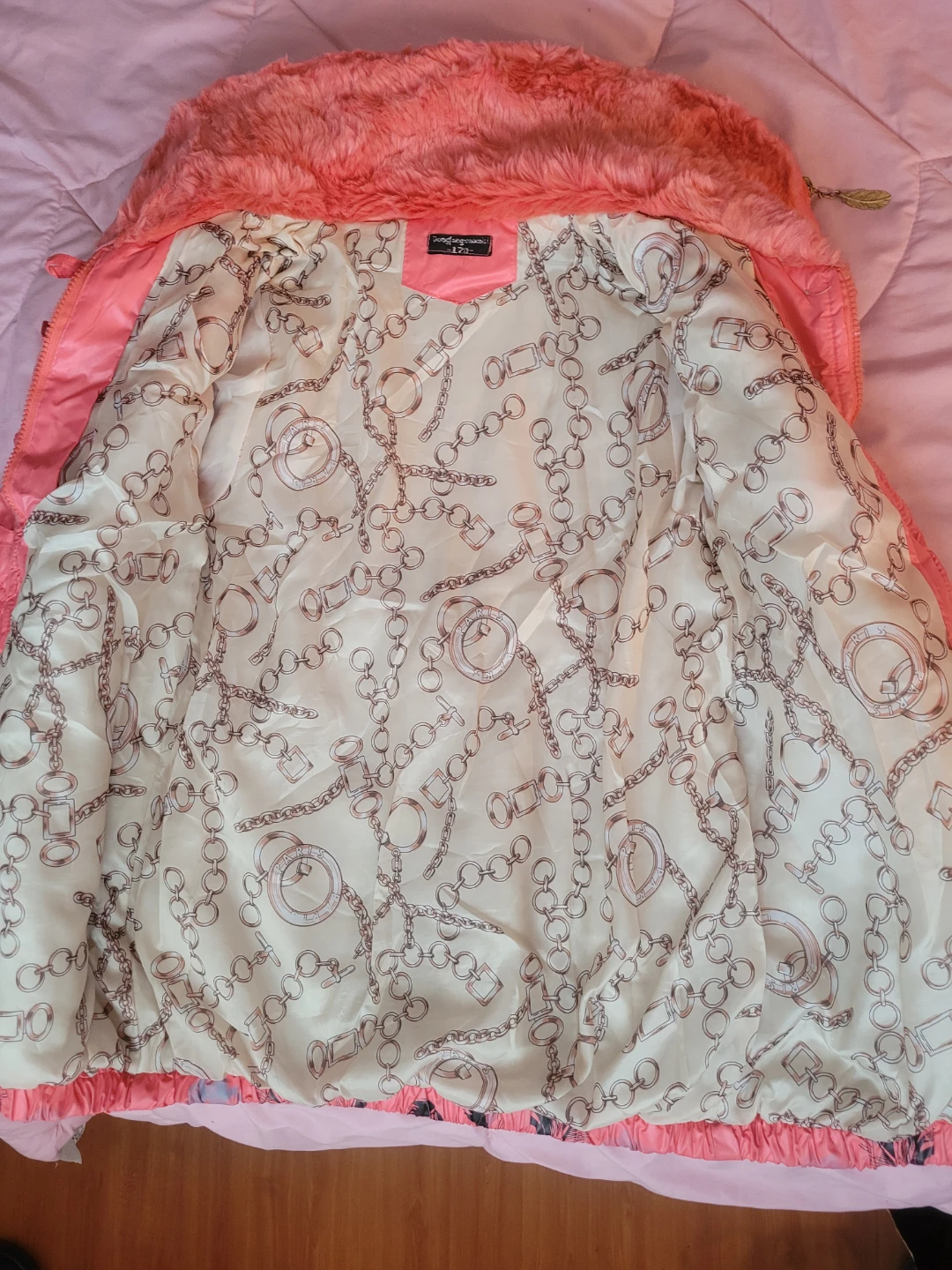 Dongfangxiaocaizi Pink Puffer Jacket - photo 2