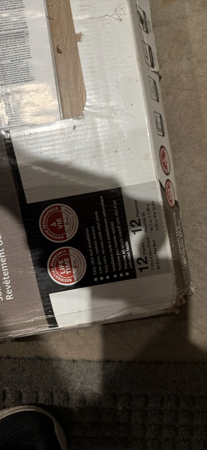 TrafficMaster Solid Vinyl Plank Flooring - photo 2