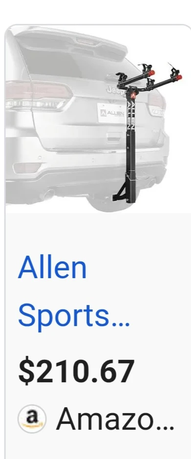 Allen Sports Deluxe 2-Bike Hitch Rack