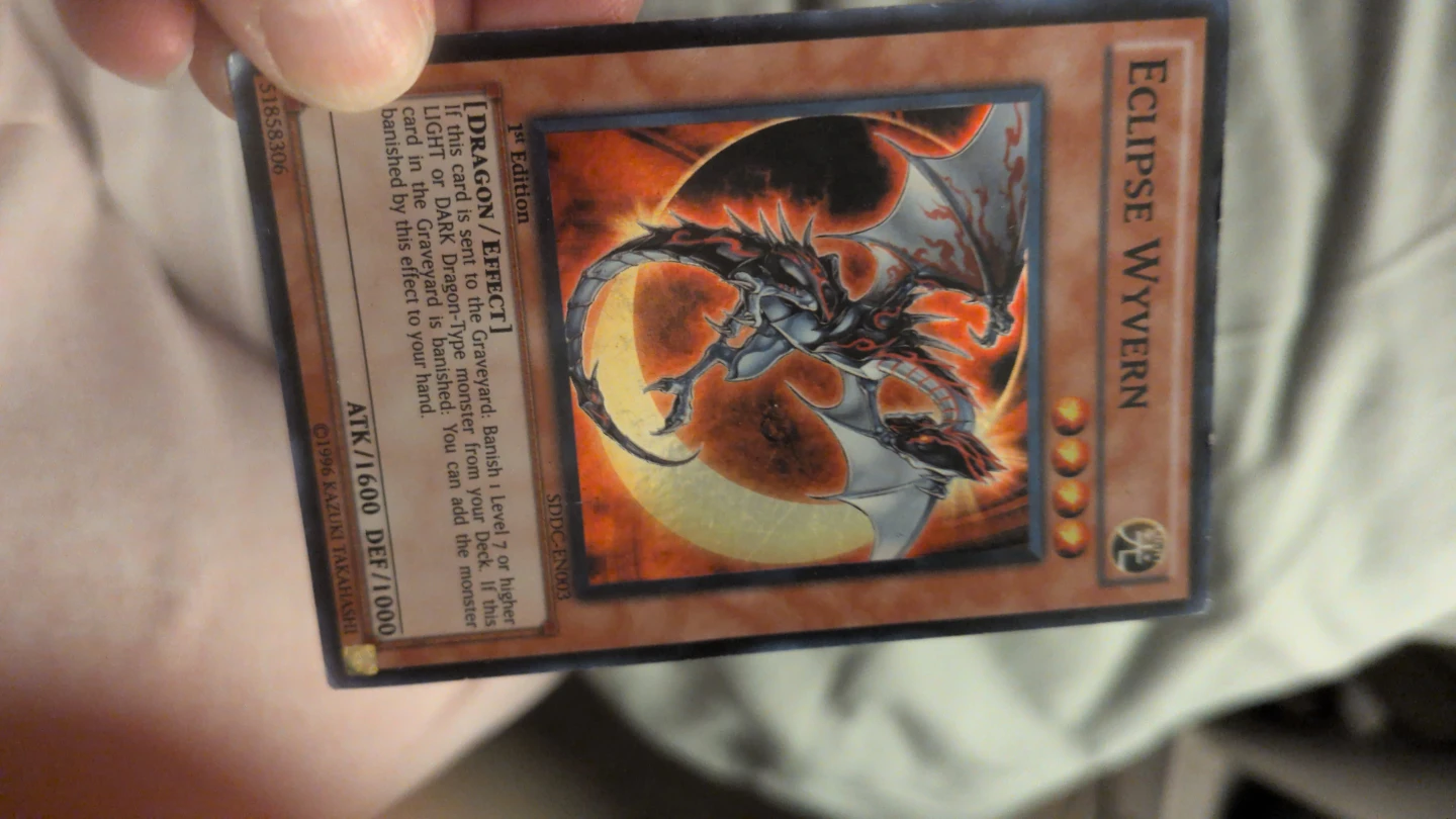Yu-Gi-Oh! Eclipse Wyvern 1st Edition Card - photo 2