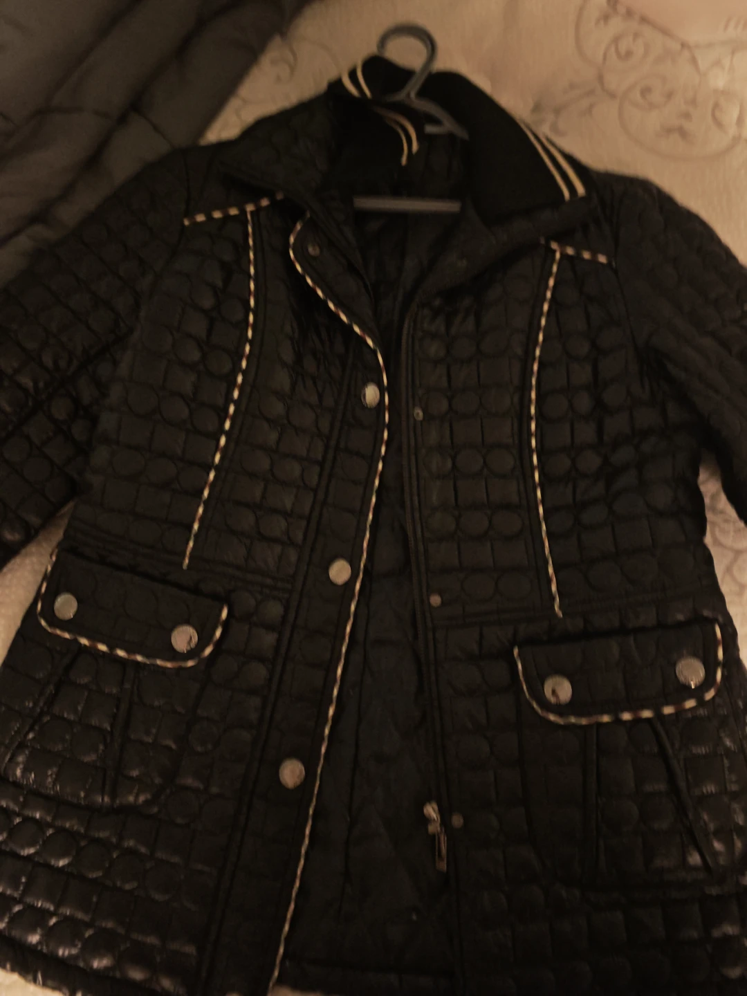 Black Quilted Jacket