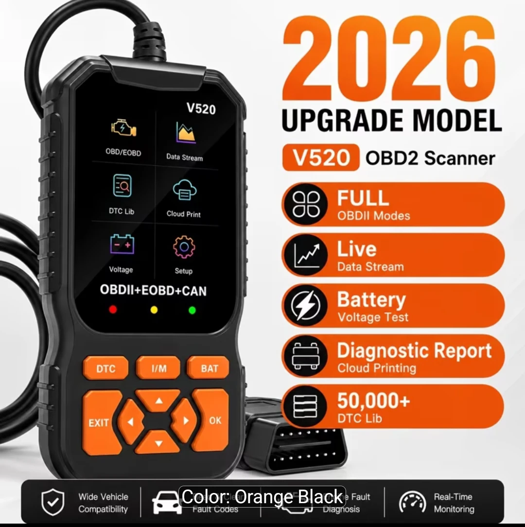 V520 OBD2 Car Diagnostic Scanner