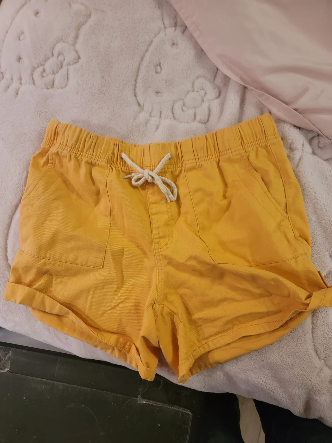 George yellow shorts