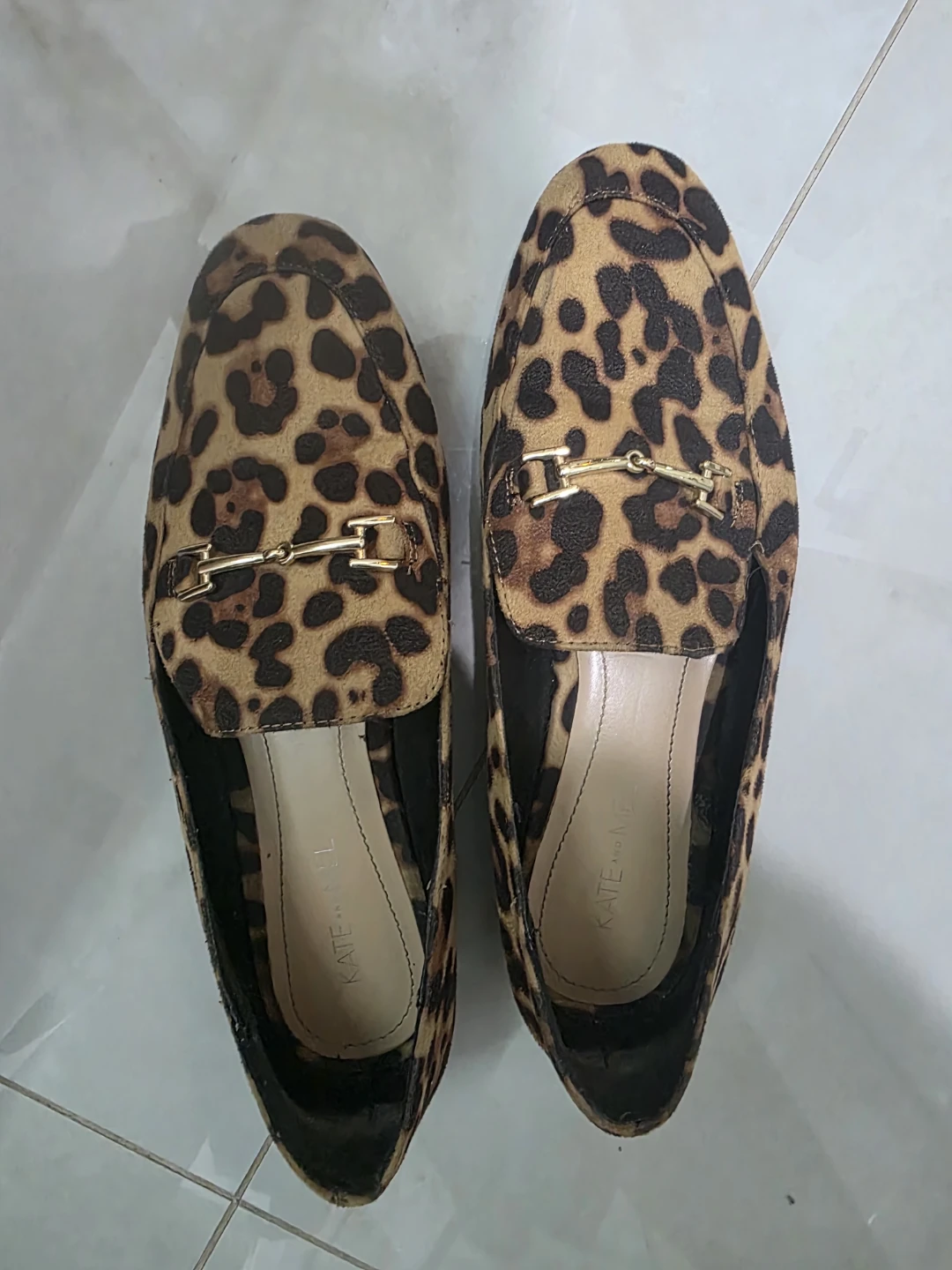 Leopard pumps- size 8