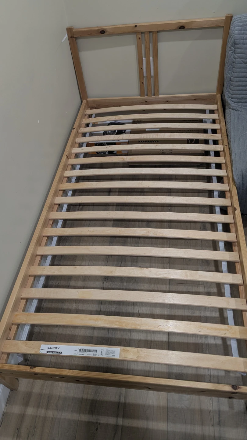 IKEA Twin Bed Frame with mattress - photo 3