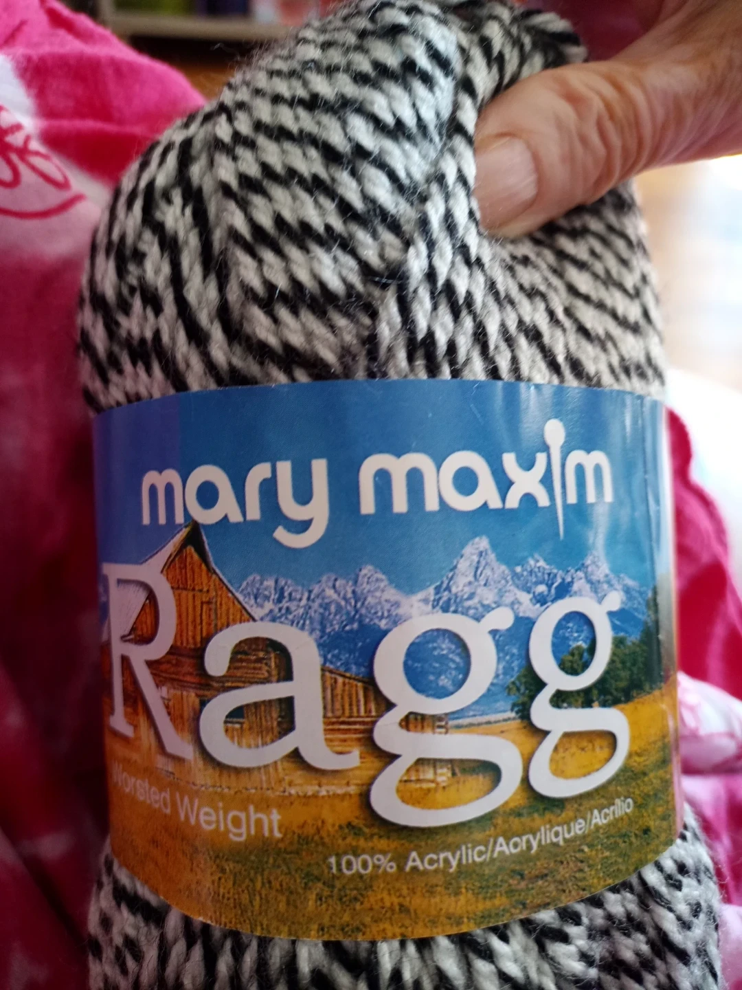 Mary Maxim Yarn & Pattern - Black & White - photo 3
