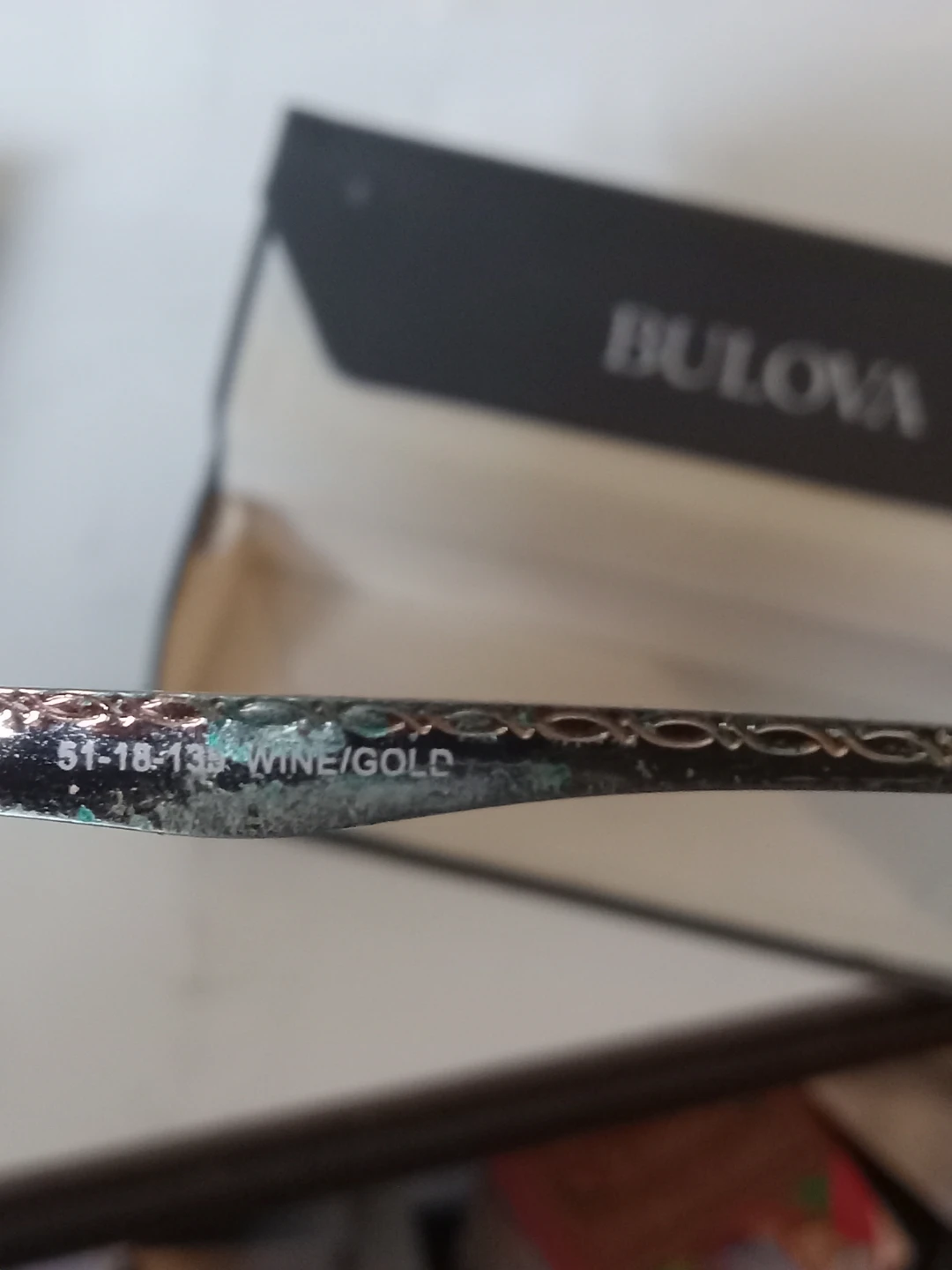 Bulova Wine/Gold Eyeglasses - photo 4